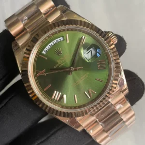 Superclone Rolex Day-Date Olive Dial 128235 36 mm