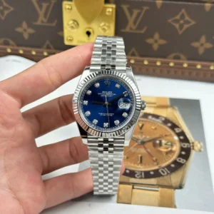 Rolex Datejust Bright Blue Diamond Dial 126334-0016 41 mm