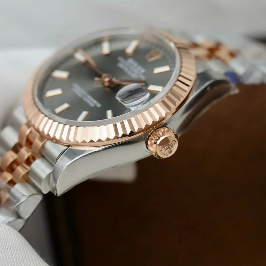 Rolex Datejust Slate Dial 126231-0013 36 mm Case Profile