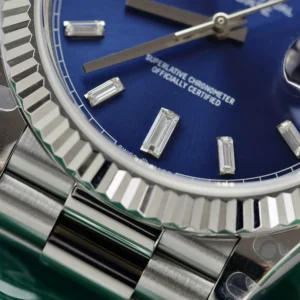 Superclone Rolex Day-Date Blue Ombré Dial 228239-0076 40 mm