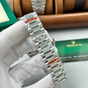 Superclone Rolex Day-Date Bright Black Dial 228236-0003 40 mm