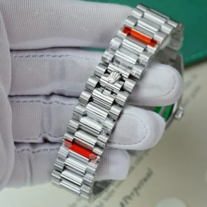 Superclone Rolex Day-Date Bright Black Diamond Dial 228396tbr-0012 40 mm