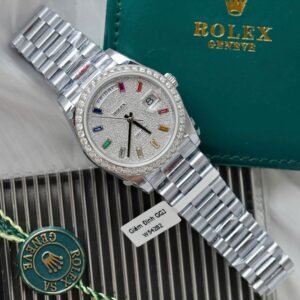 Superclone Rolex Day-Date Diamond-Paved Dial 128399tbr-0005 36 mm