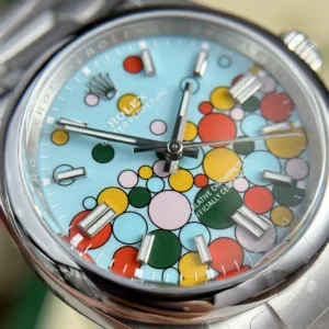 Superclone Rolex Oyster Perpetual Turquoise Dial 126000 36 mm