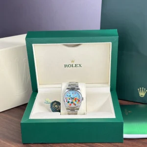 Superclone Rolex Oyster Perpetual Turquoise Dial 126000 36 mm