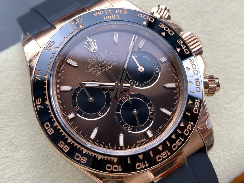 Superclone Rolex Daytona 126515LN Bright Chocolate Dial Case Profile