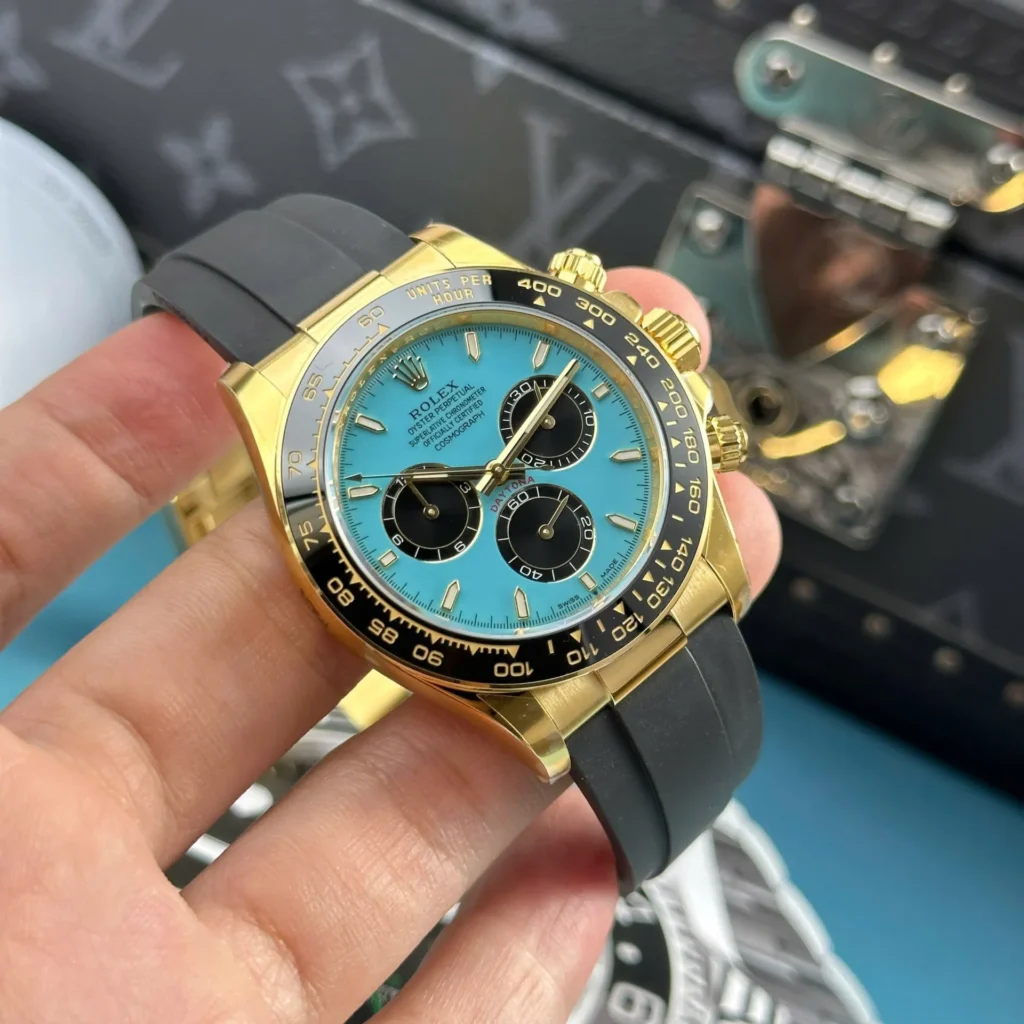 Superclone Rolex Daytona 126518LN Turquoise Dial “Alcaraz” Case Back