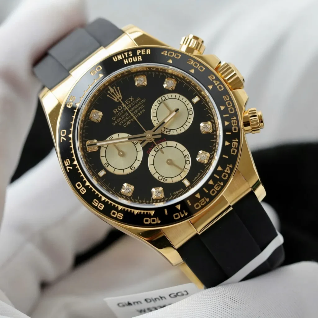Rolex Daytona Black Dial Yellow Gold 126518LN Bracelet & Clasp
