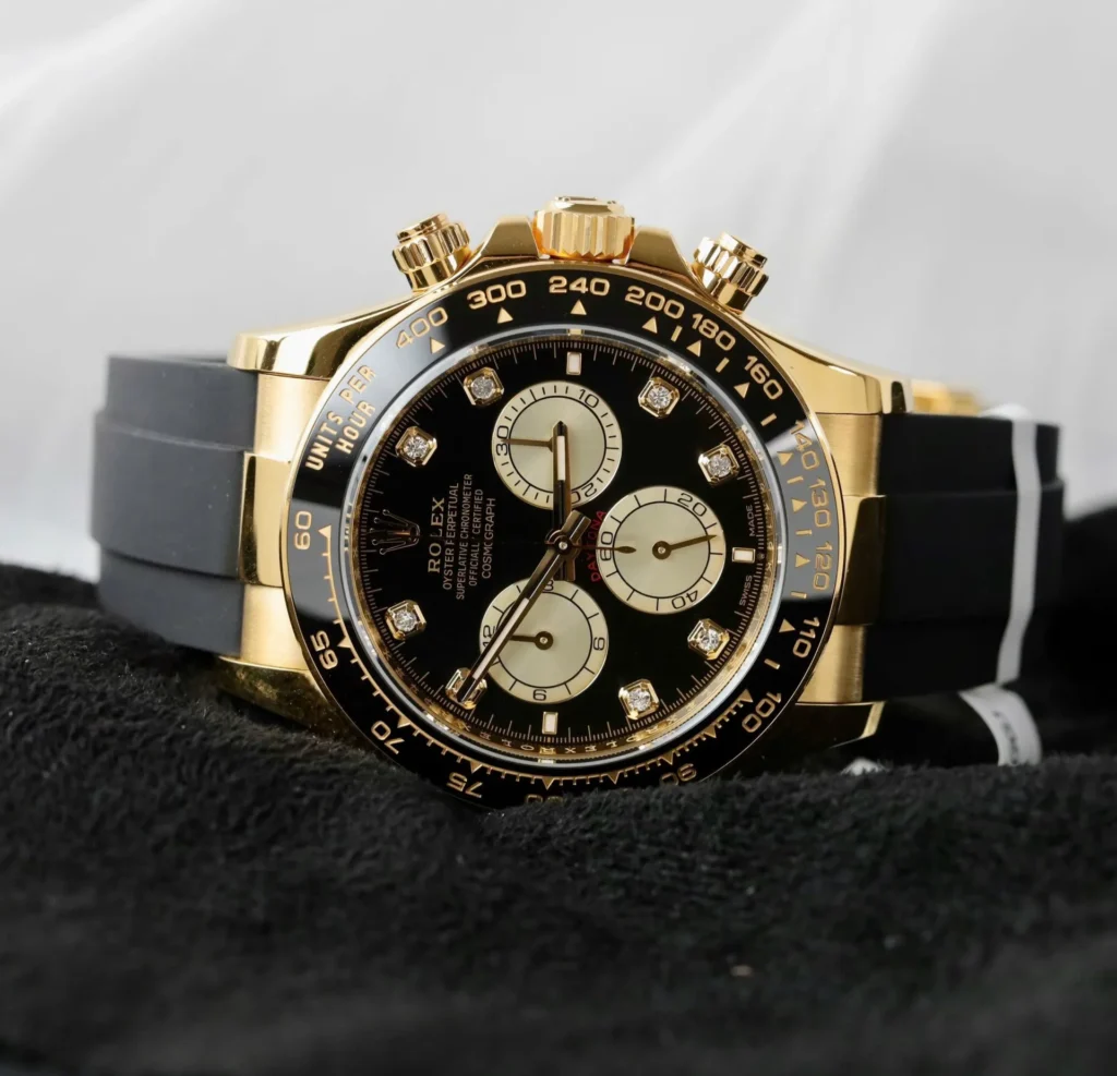 Rolex Daytona Black Dial Yellow Gold 126518LN Case Back