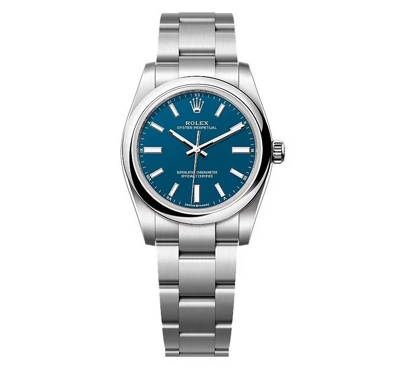Superclone Rolex Oyster Perpetual 277200 Med Blue Dial