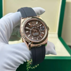 Superclone Rolex Sky-Dweller Chocolate Dial 336235