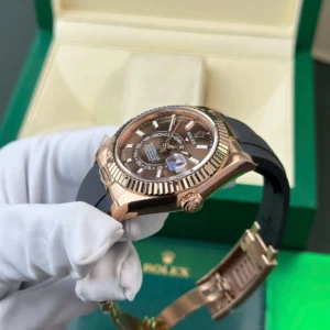 Superclone Rolex Sky-Dweller Chocolate Dial 336235