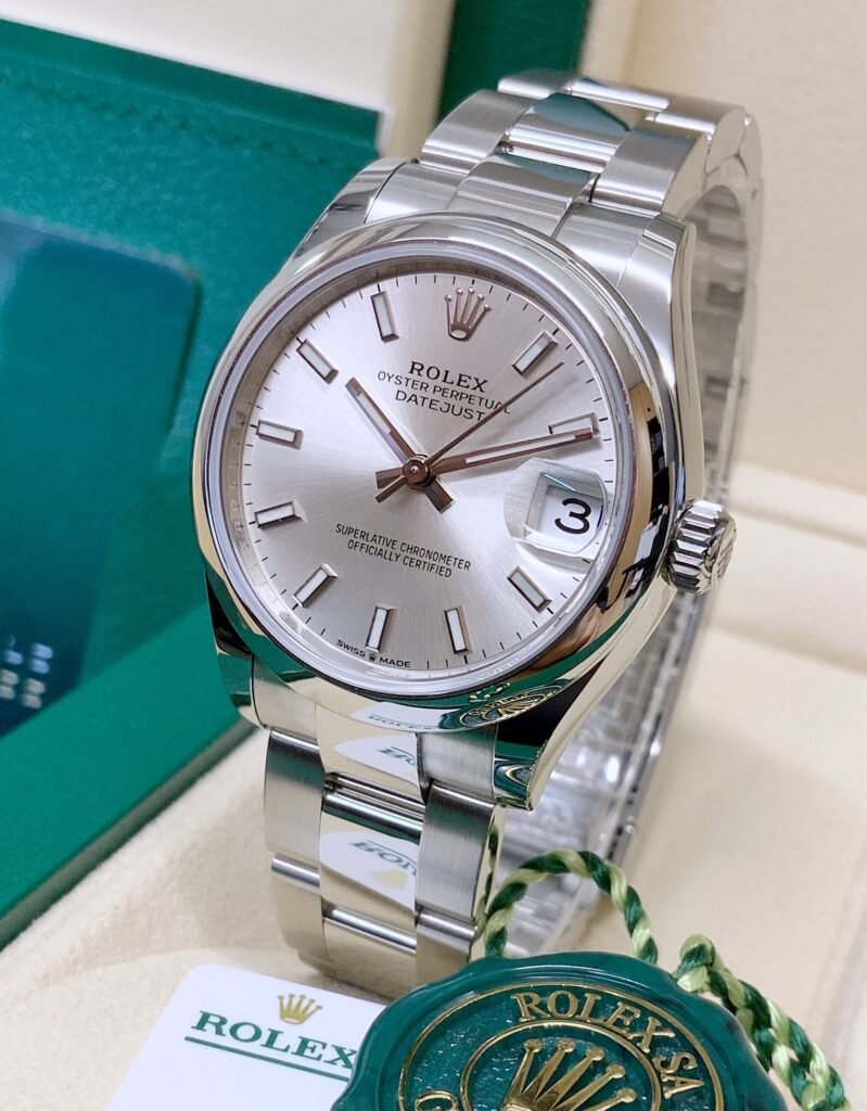 Rolex Datejust Silver Dial 278240 31 mm Case Profile