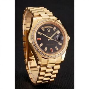 Superclone Rolex Day-Date Black Dial 1454101 36 mm