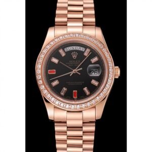 Superclone Rolex Day-Date Black Dial 1454102 40 mm