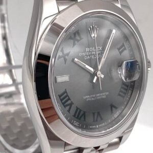 Rolex Datejust Rhodium Dial 126300 “Wimbledon” Jubilee 41 mm