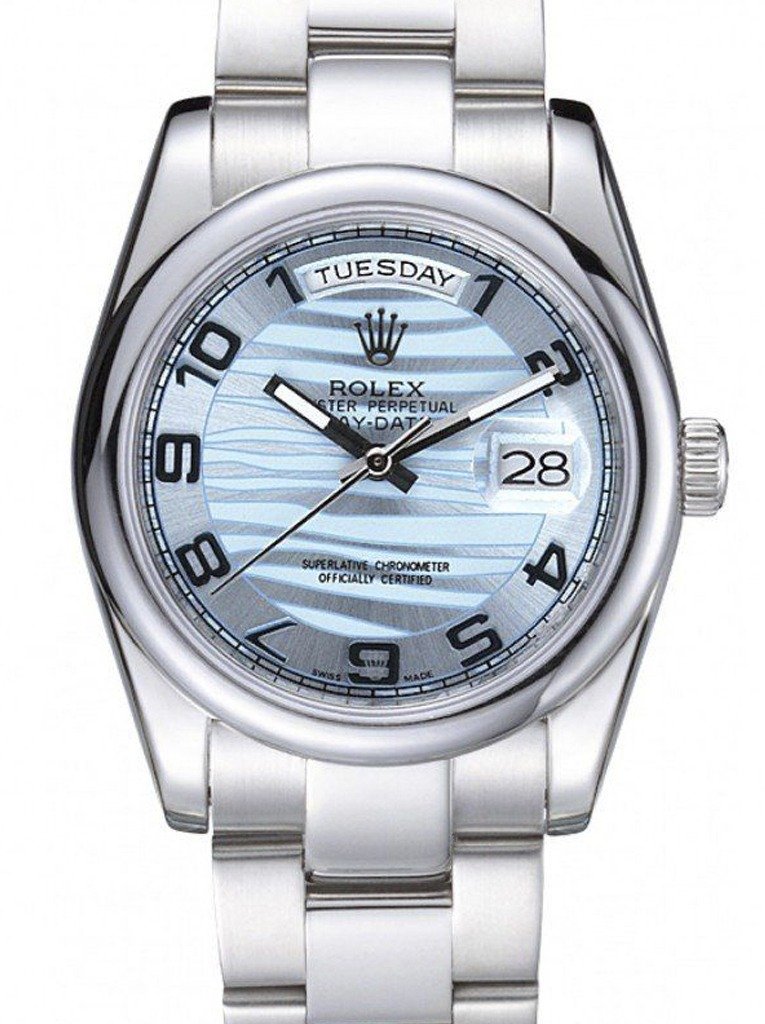 Replica Rolex Day-Date Blue Dial 7470 36 mm