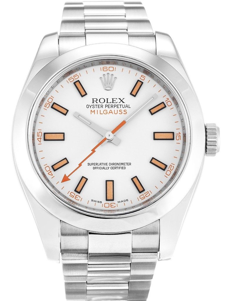 Replica Rolex Milgauss White Dial 116400