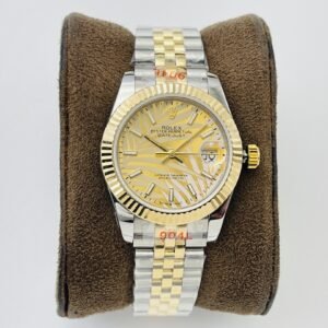 Replica Rolex Datejust Gold Palm Motif Dial 126233 36 mm
