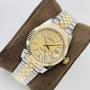 Replica Rolex Datejust Gold Palm Motif Dial 126233 36 mm