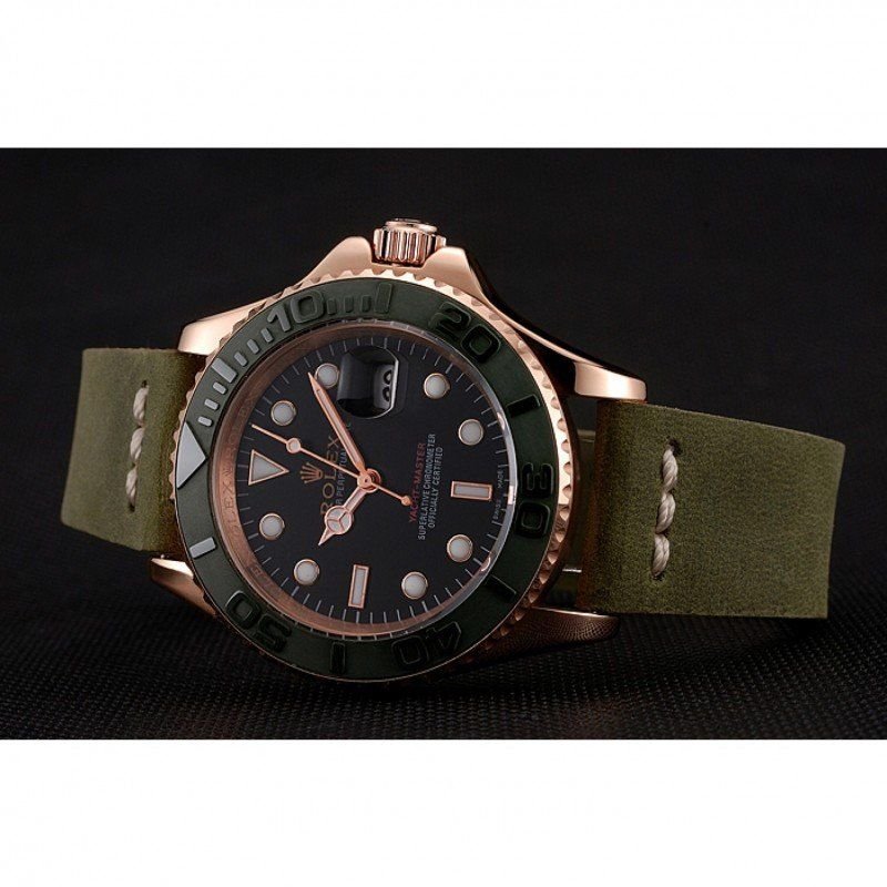 Replica Rolex Yacht-Master Black Dial 1453862 Bracelet & Clasp