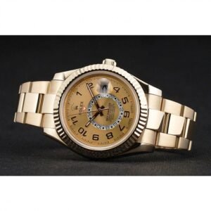Replica Rolex Sky-Dweller Gold Dial 80243