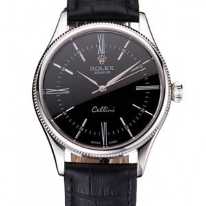 Superclone Rolex Cellini Black Dial REP016804