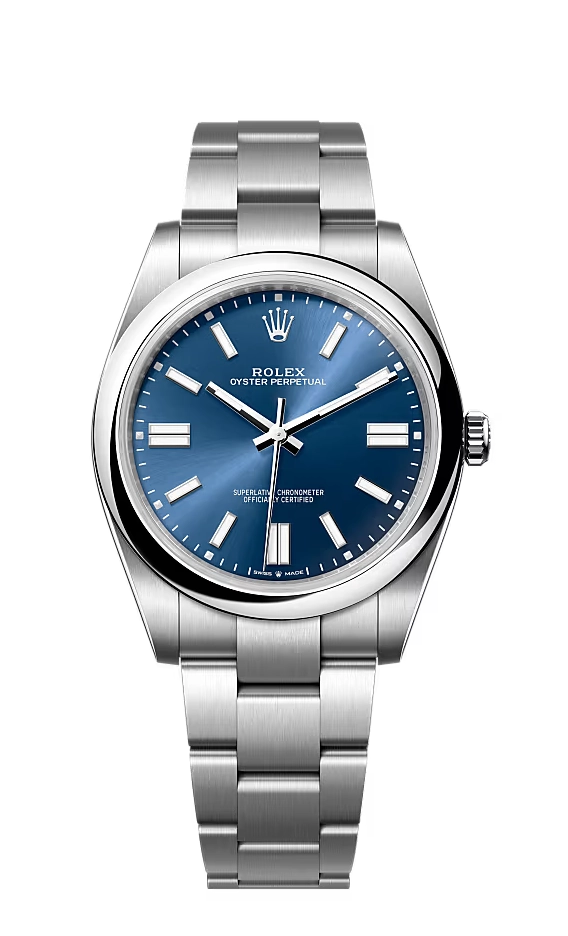 Replica Rolex Oyster Perpetual Blue Dial 124300 41 mm