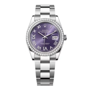 Rolex Datejust Aubergine Roman Diamond Dial 126284RBR-0014 36 mm