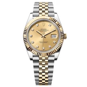 Rolex Datejust Champagne Diamond Dial 126333-0012 41 mm