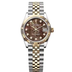 Rolex Datejust Black Mother of Pearl Diamond Dial 278273-0024 31 mm