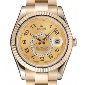 Replica Rolex Sky-Dweller Gold Dial 80243