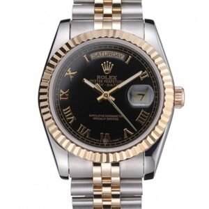 Superclone Rolex Day-Date Black Dial SRL78 36 mm