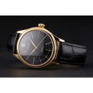 Superclone Rolex Cellini Black Dial REP016803