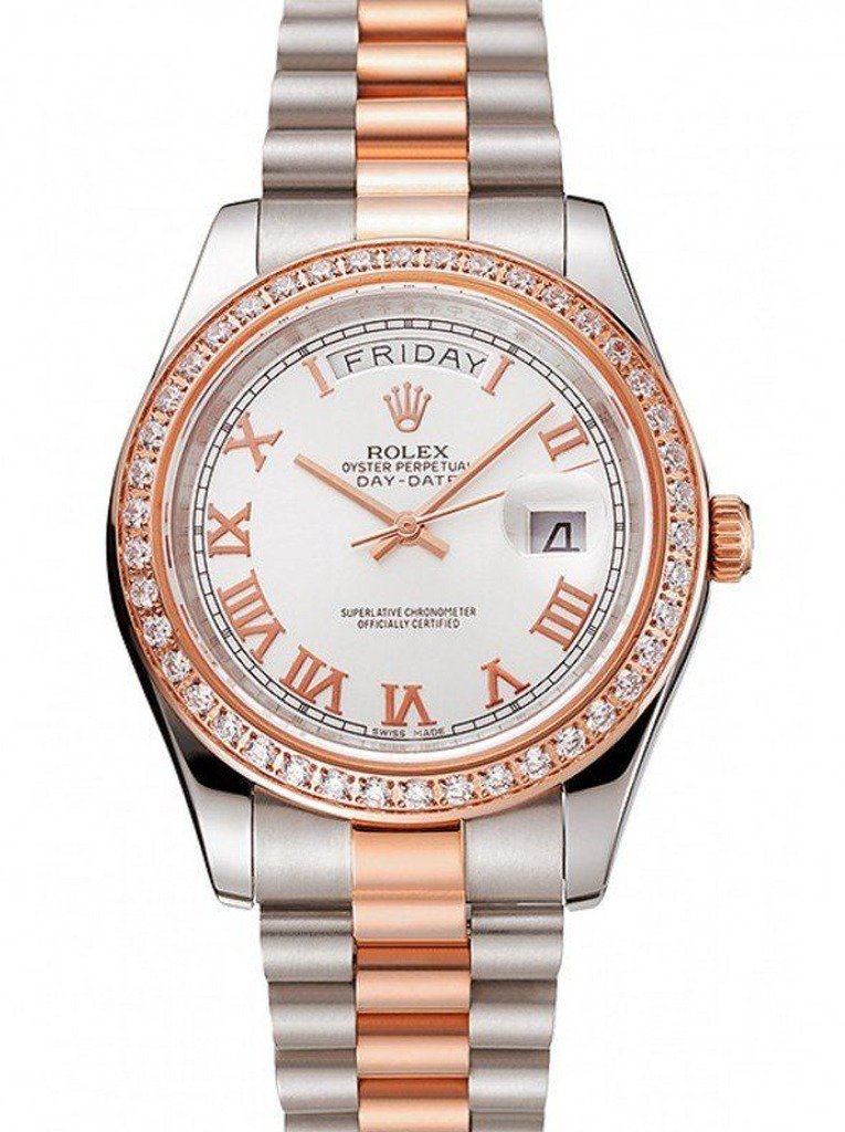 Superclone Rolex Day-Date White Dial 1454108 40 mm