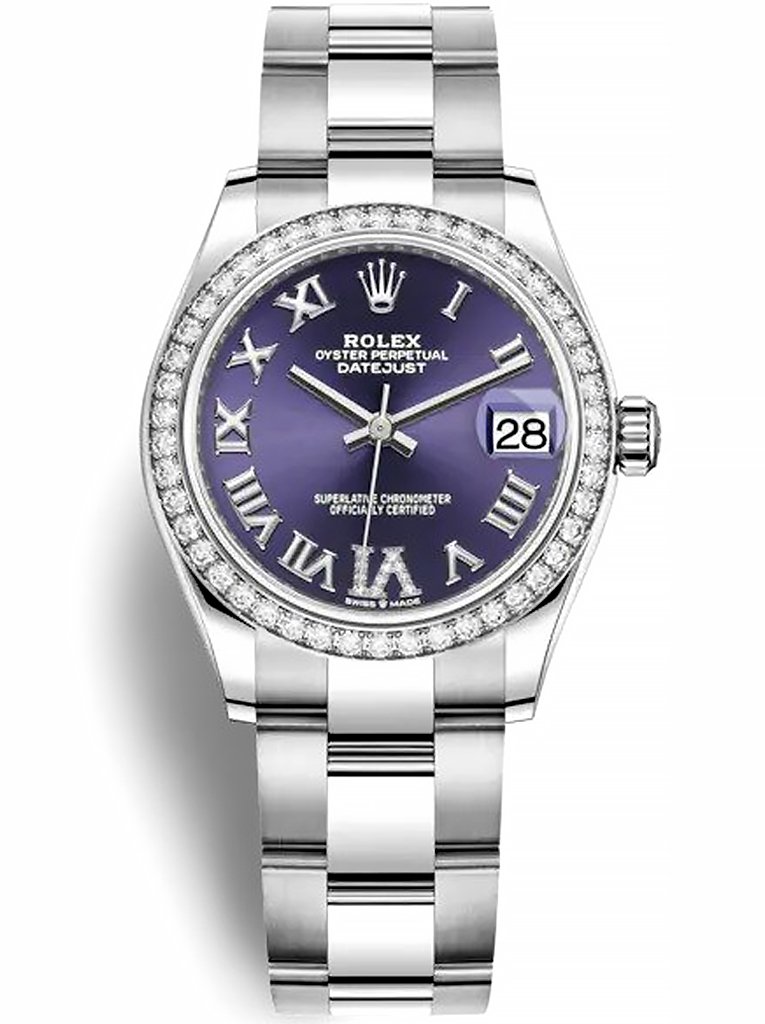 Replica Rolex Datejust Aubergine Dial 278384RBR 31 mm