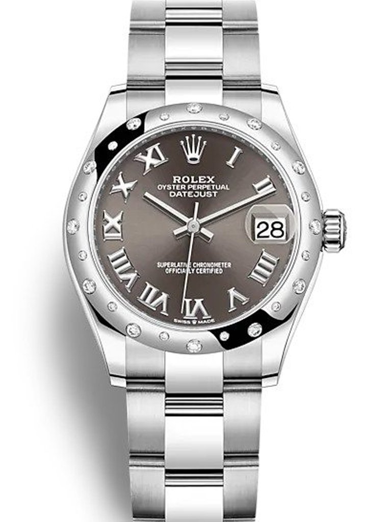 Replica Rolex Datejust Dark Grey Dial 278344RBR 31 mm