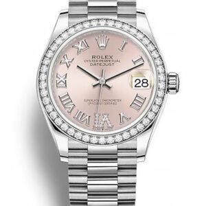 Replica Rolex Datejust Pink set with diamonds Dial 278384RBR 31 mm