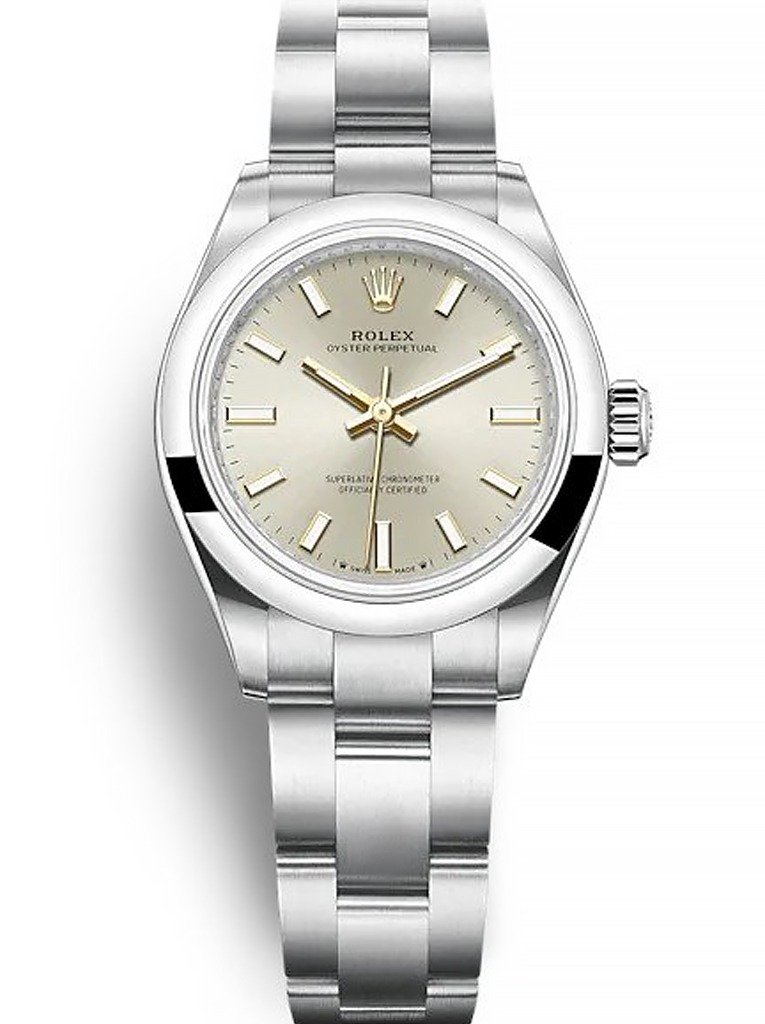 Replica Rolex Oyster Perpetual Lady Silver Dial 276200 28 mm