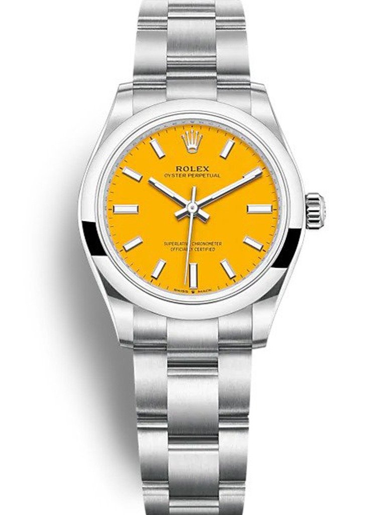 Replica Rolex Oyster Perpetual Lady Yellow Dial 277200 31 mm