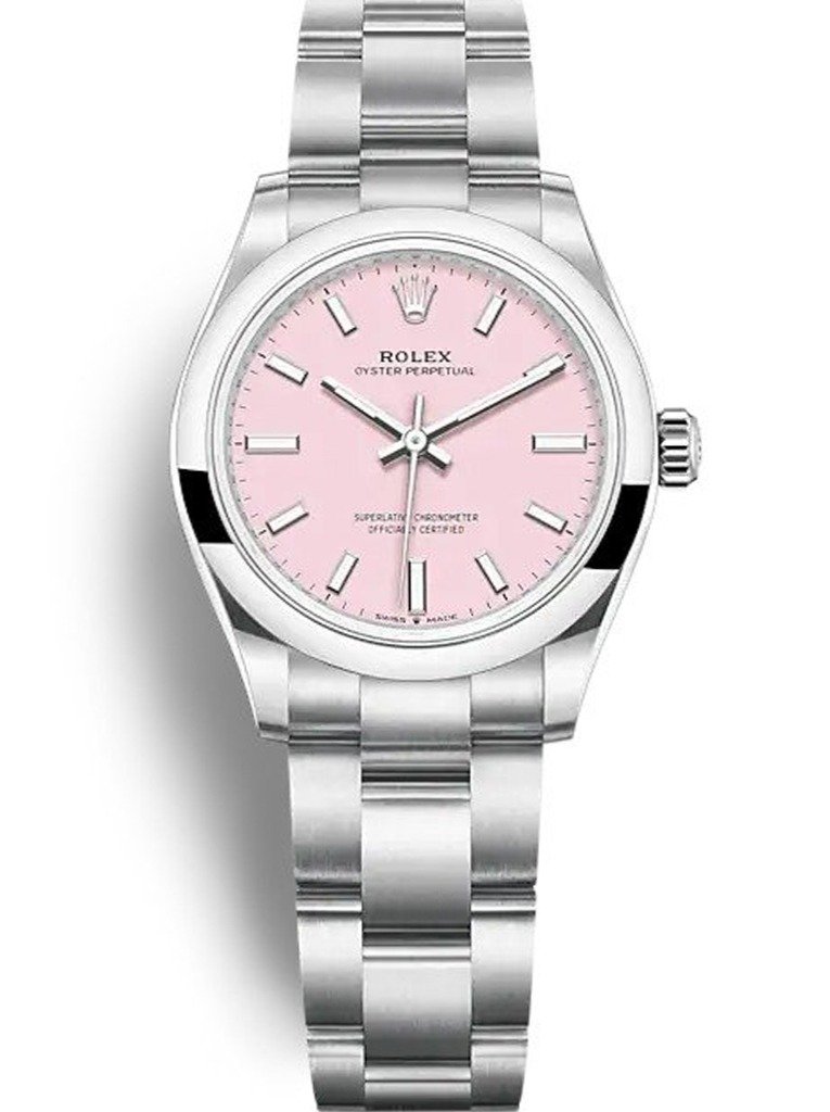 Replica Rolex Oyster Perpetual Lady Candy Pink Dial 124200 34 mm