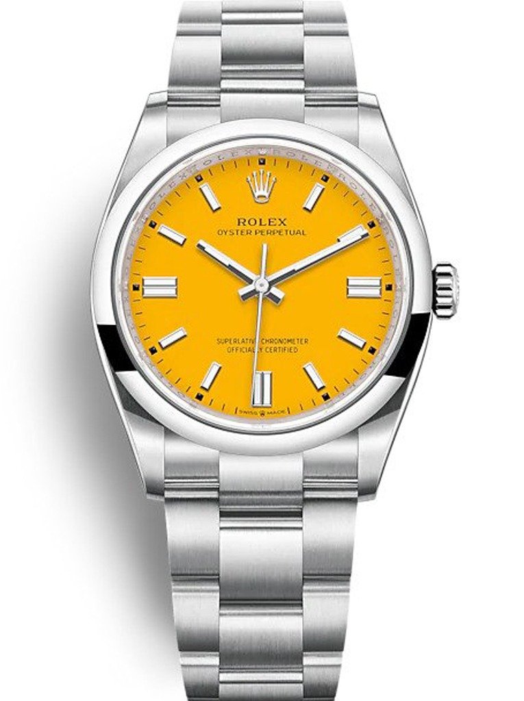 Replica Rolex Oyster Perpetual Lady Yellow Dial 126000 36 mm