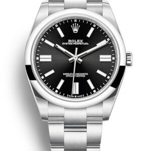 Replica Rolex Oyster Perpetual Black Dial 124300 41 mm