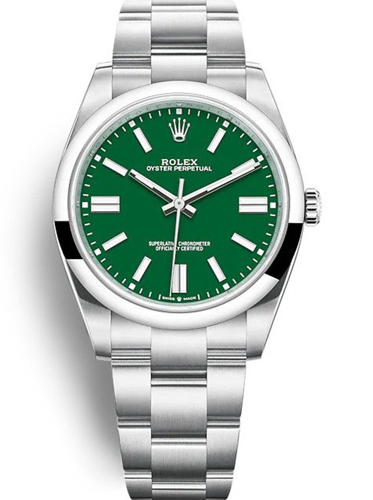 Replica Rolex Oyster Perpetual Green Dial 124300 41 mm