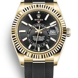 Replica Rolex Sky-Dweller Black Dial 326238