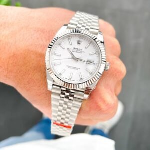 Replica Rolex Datejust White Dial 126334 Jubilee Flutted 41 mm