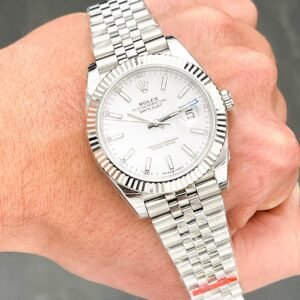 Replica Rolex Datejust White Dial 126334 Jubilee Flutted 41 mm