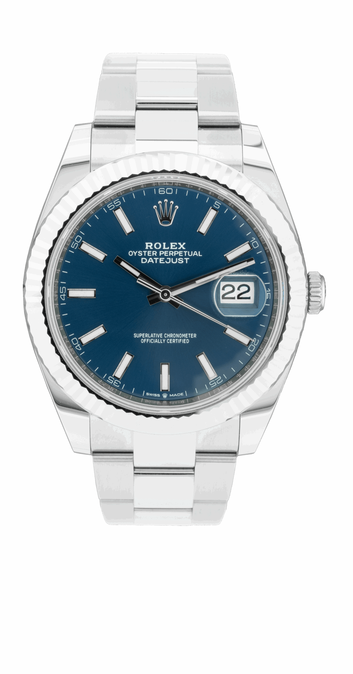 Replica Rolex Datejust Blue Dial 126334 Oyster 41 mm