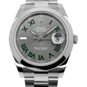 Rolex Datejust Rhodium Dial 126300 “Wimbledon” Oyster 41 mm