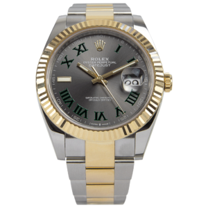 Replica Rolex Datejust II Rhodium Dial 126333 “Wimbledon” Two-Tone Oyster 41 mm